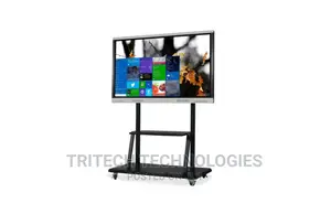 Heavy Duty TV Floor Stand With Av Component Shelf 60"~85'
