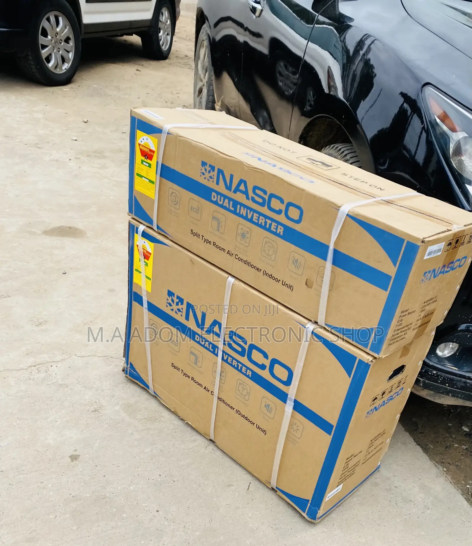 Energy Saving Nasco 2.0hp Split Type Air Conditioner,White.