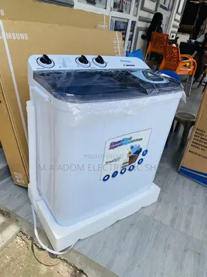 Energy Saving Nasco 7kg Washing Machine + Spin Dry(White) 