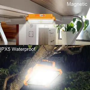 200w Portable Lanterns Solar Light Floodlight Rechargeable