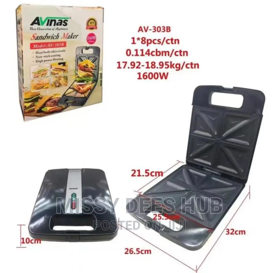 Avinas Sandwich Maker - Big Size
