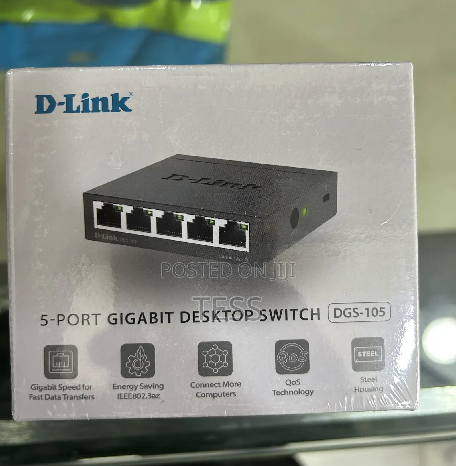 D-Link 5port Ethernet Switch Gigabit Unmanaged Metal.