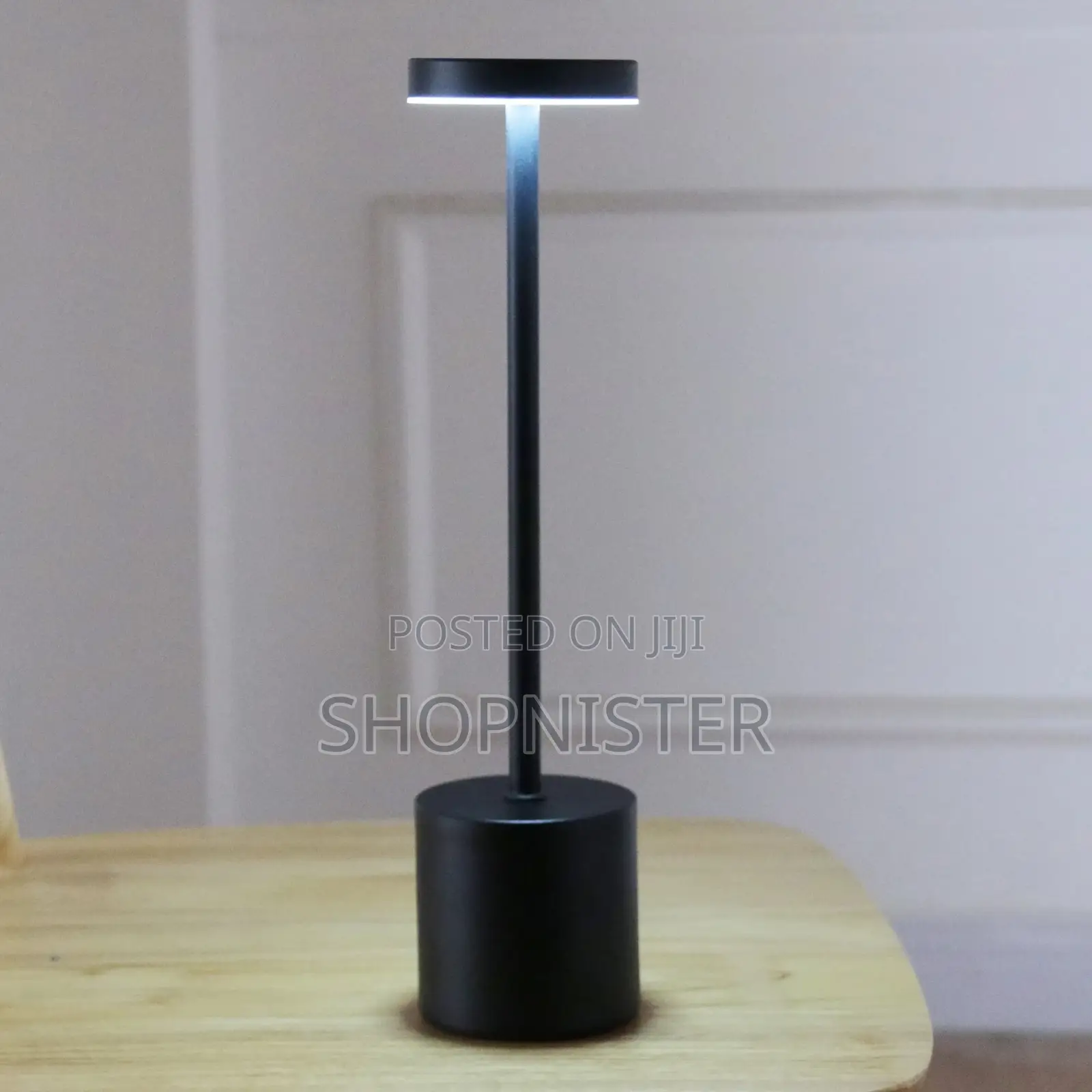 Black Portable Led Dimmable Table Lamp