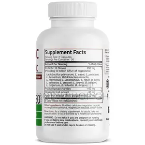 Probiotic 50 Billion Cfu + Prebiotic -Digestion and Immunity