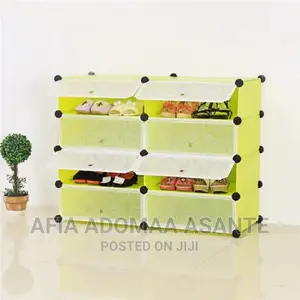 5*5, 10 Space Plastic Shoe Rack