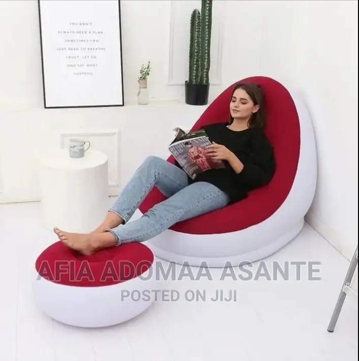 Inflatable Sofa With Stool