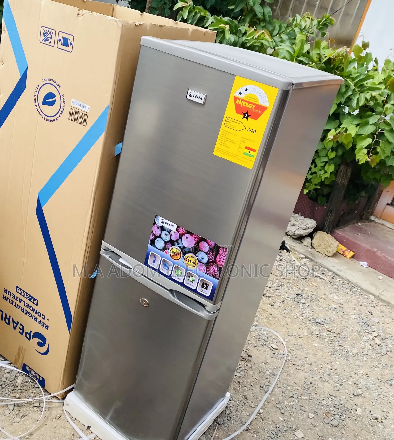 Effective and Reliable Pearl Double Door Fridge(PF-200b)140l