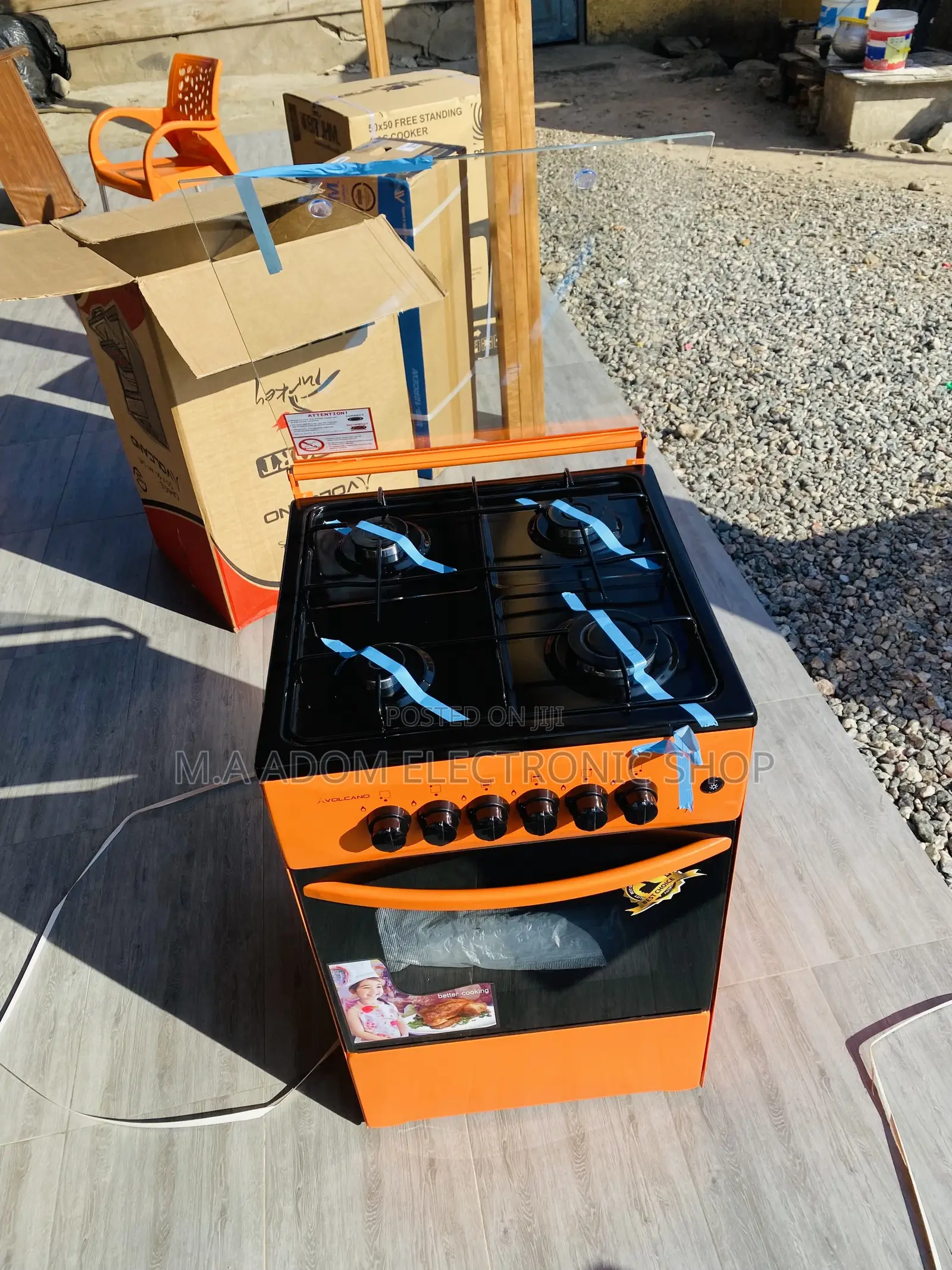 Effective and Reliable Volcano 50x50 Oven Grill 4gas Burner