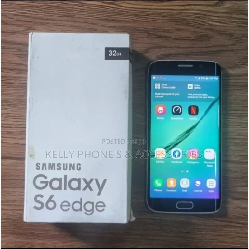 New Samsung Galaxy S6 edge 32 GB Black