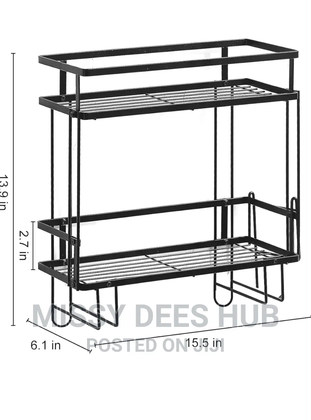 2 Tier Over - The- Toilet Storage Rack