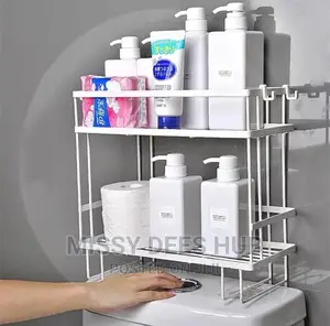2 Tier Over - The- Toilet Storage Rack