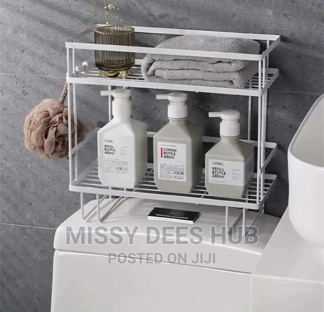2 Tier Over - The- Toilet Storage Rack