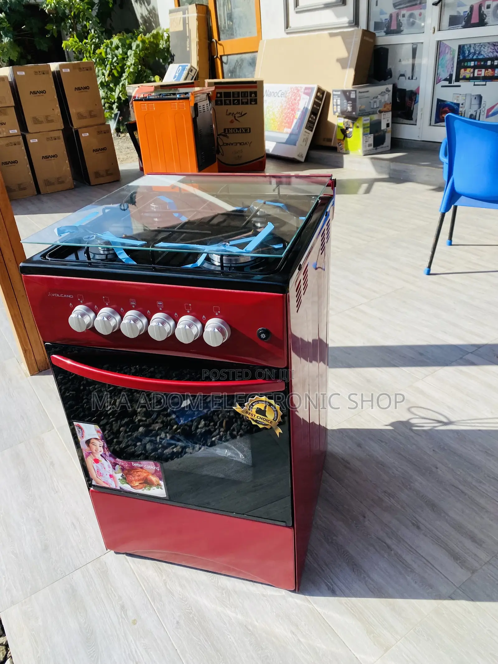 Affordable and Reliable Volcano 4gas Burner With Oven(50x50)