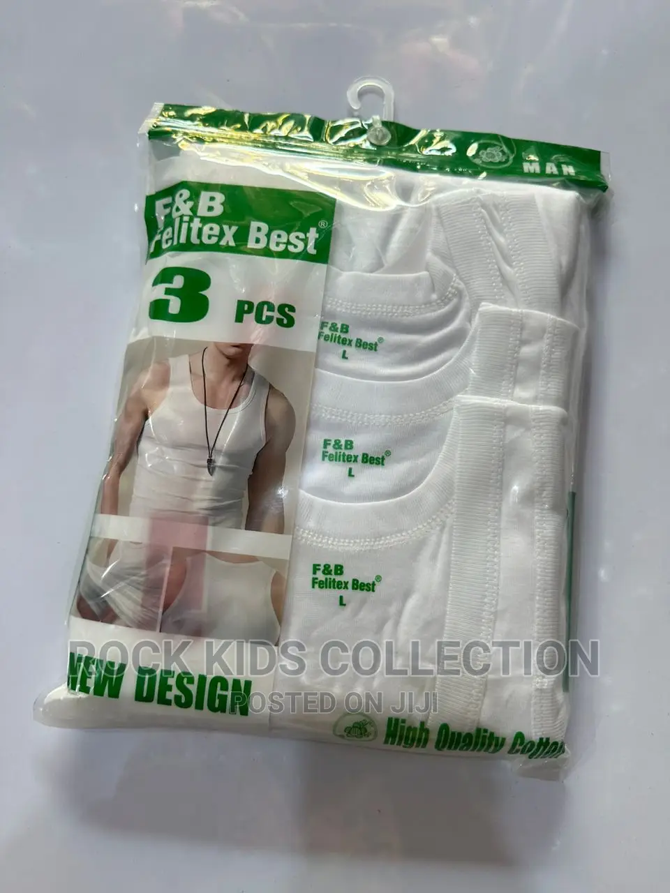 F B Felilex Best 3pcs Man Singlet