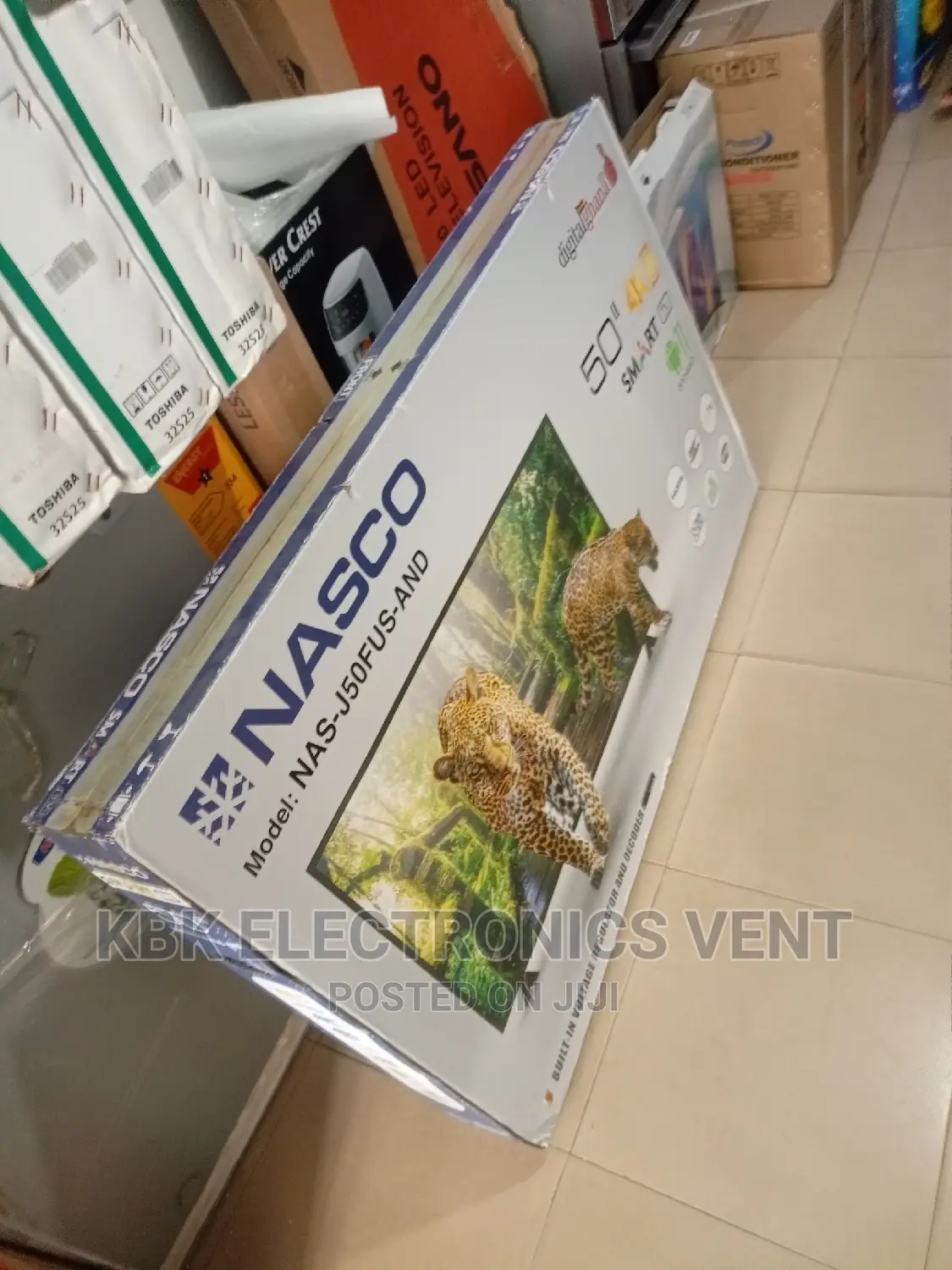 Nasco 50" Smart Android Uhd Led Tv