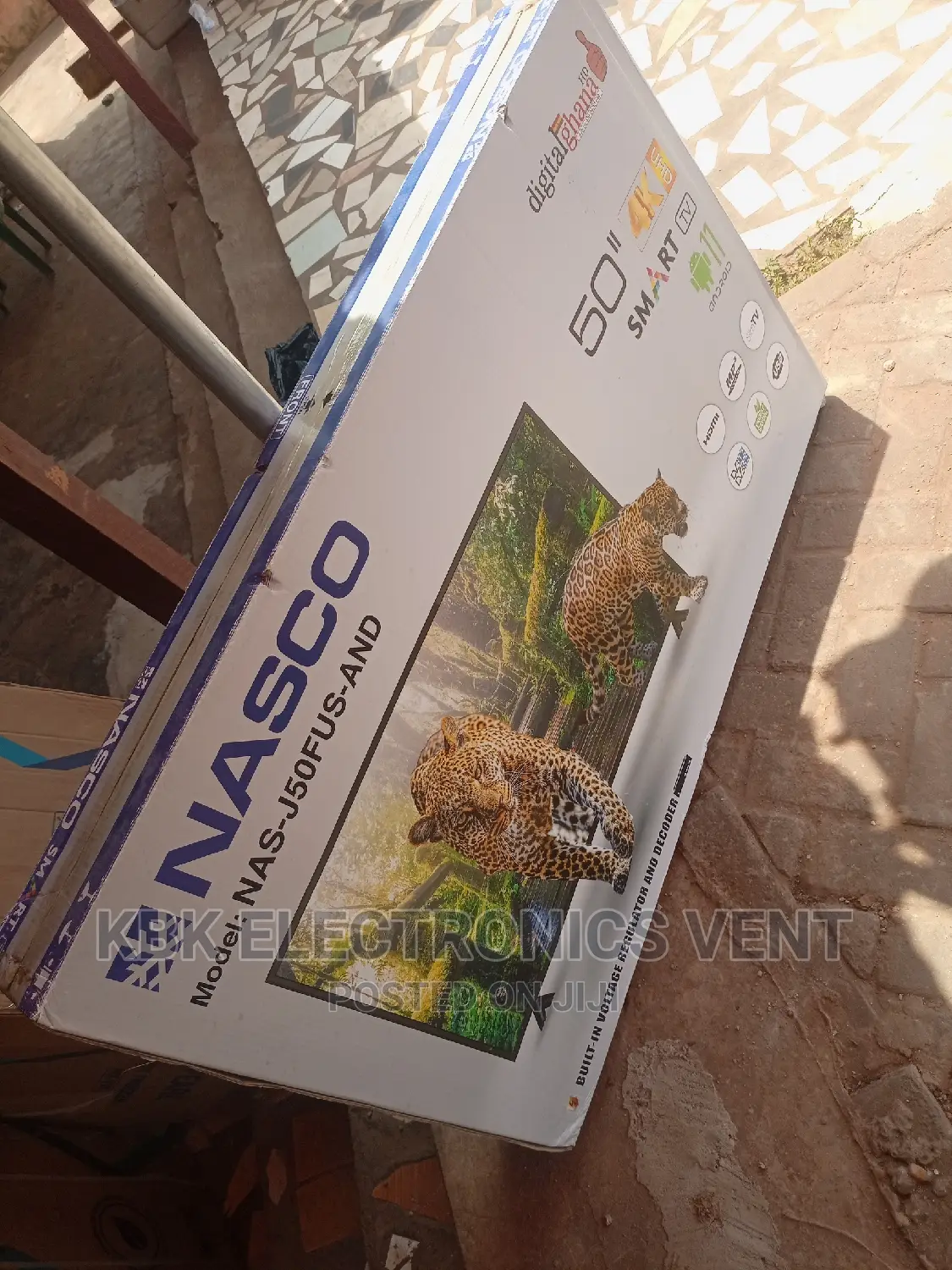 Nasco 50" Smart Android Uhd Led Tv