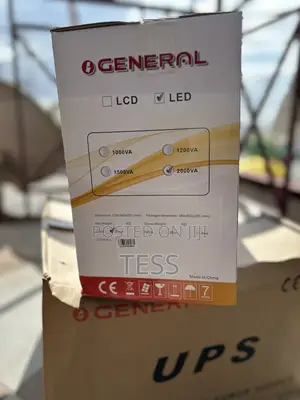 Ups 2000va General With Inbuilt (Avr) Contains 2 Batteries