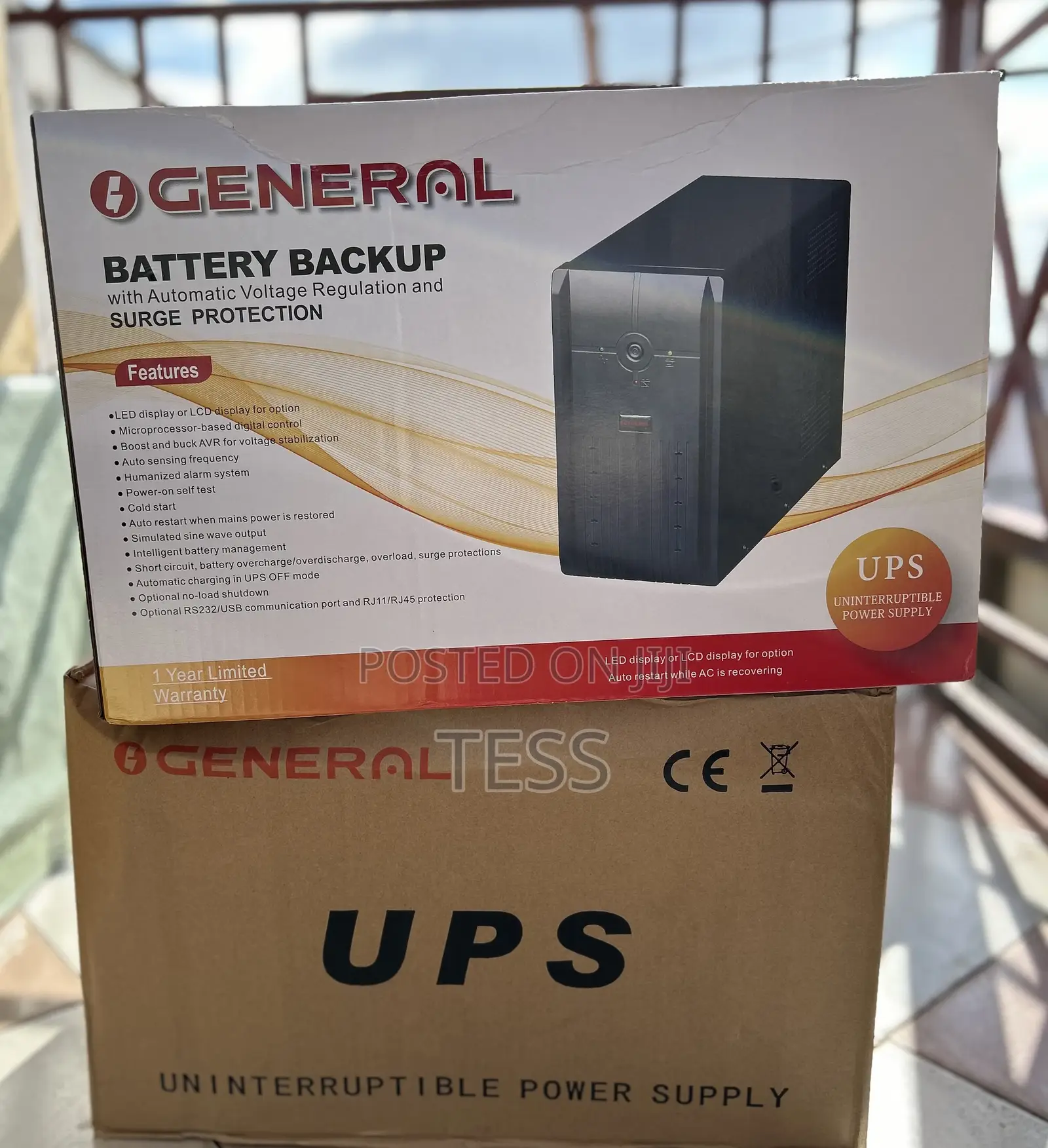 Ups 2000va General With Inbuilt (Avr) Contains 2 Batteries
