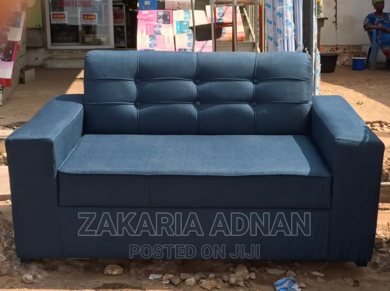 Double Seats Furniture Blue