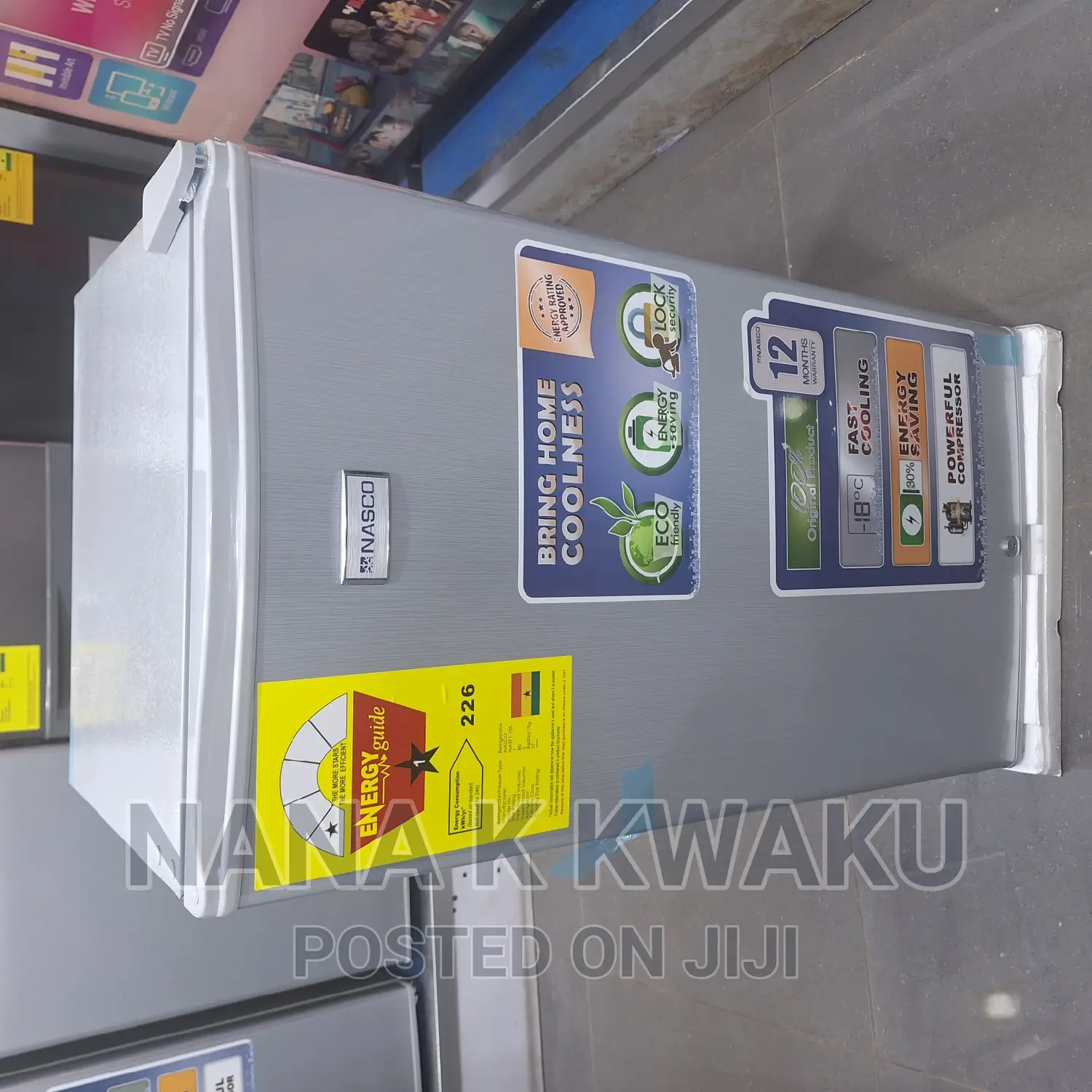 ~Inbuilt Light_nasco 80litres Single Door Fridge
