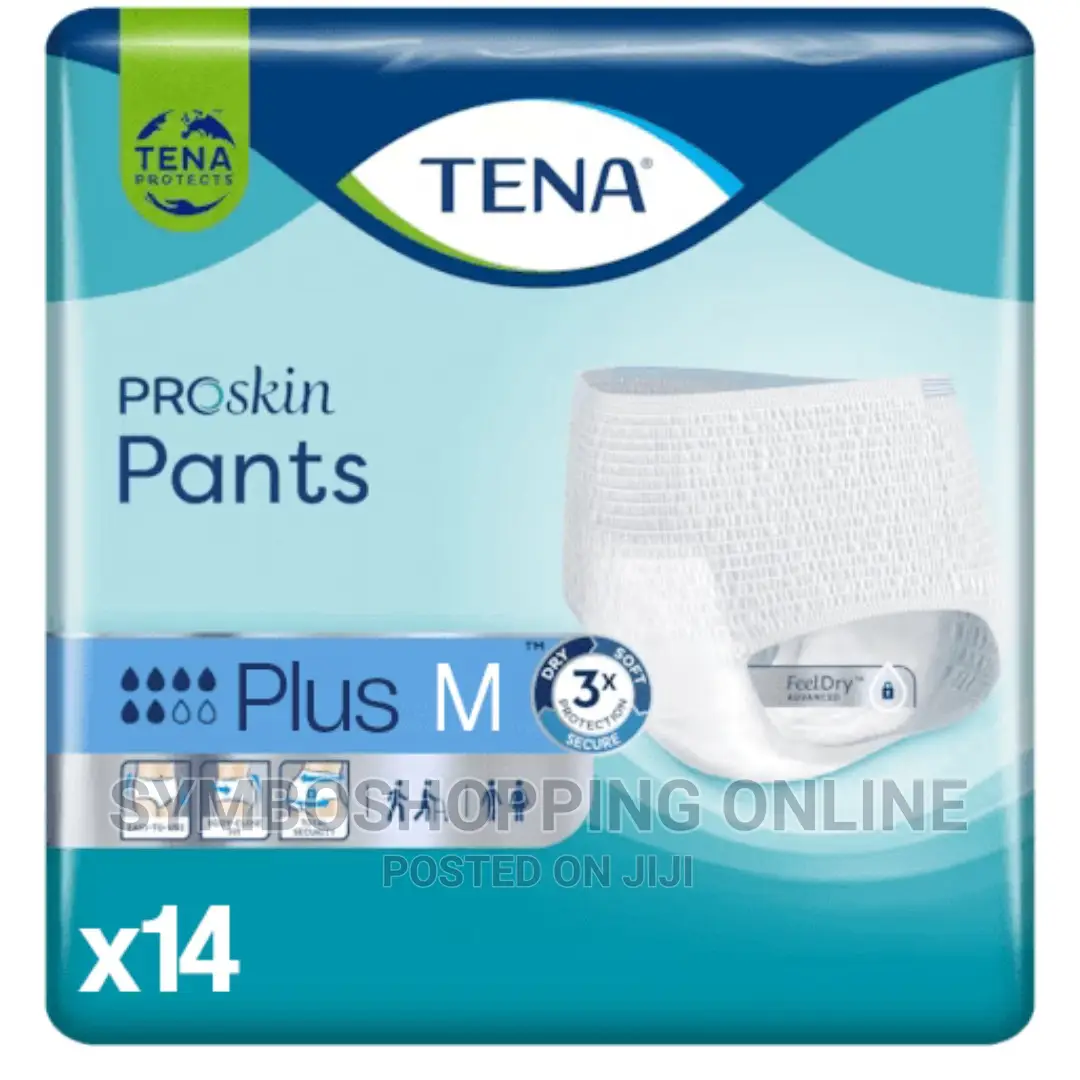 Tena Proskin Pants Plus Medium Size - 14pack Adult Diapers