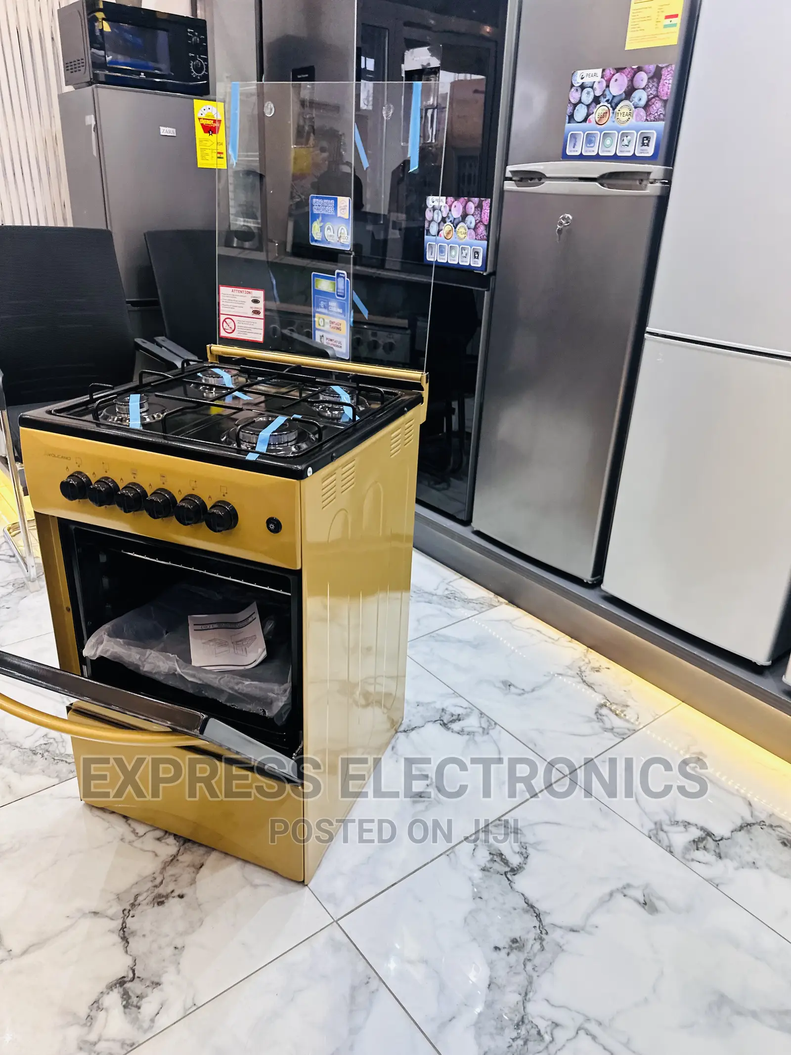 Golden Gas Cooker Oven 4burner 50/50 Classic Stove Burner