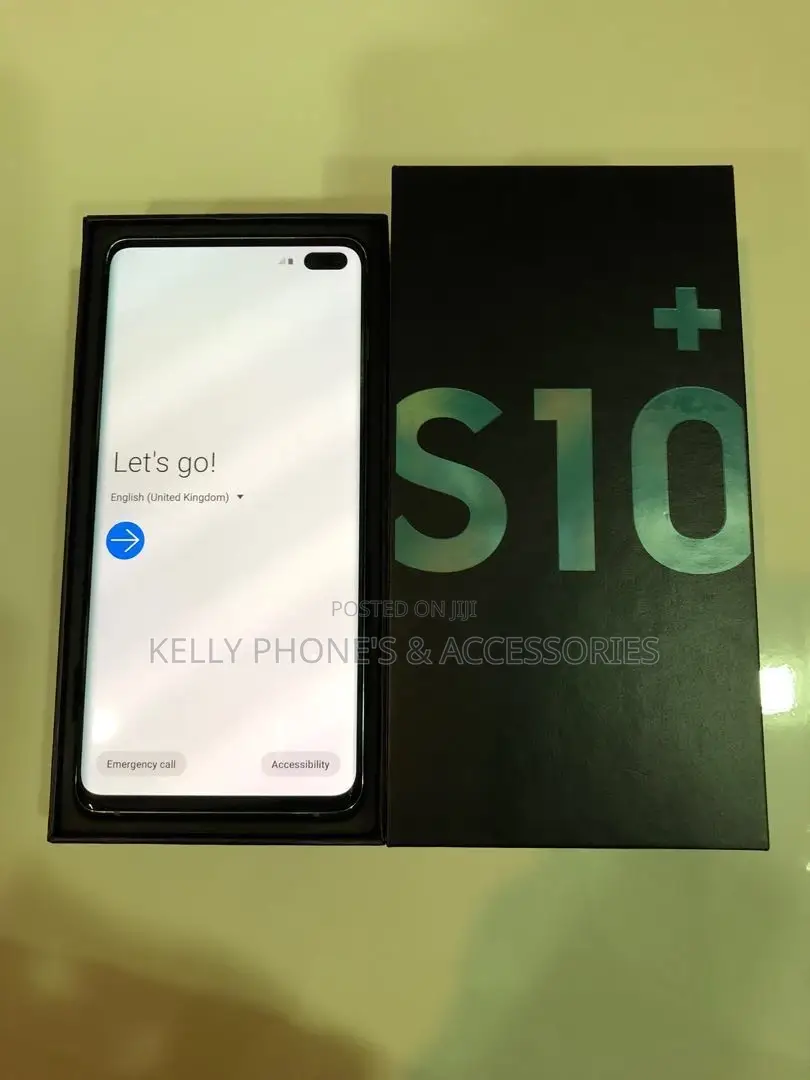 New Samsung Galaxy S10 Plus 128 GB Black