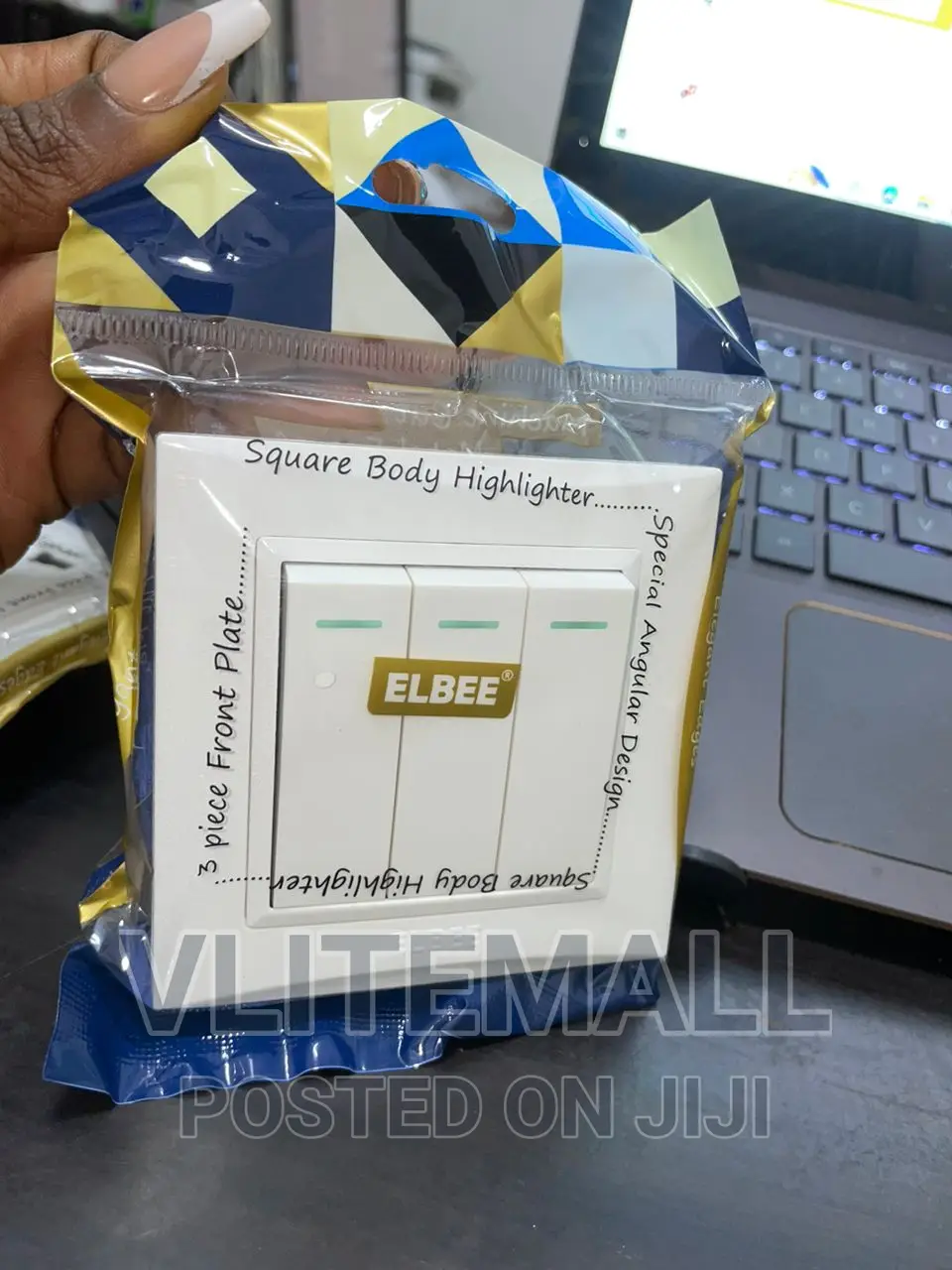 Elbee 3gang 2way Switch (LB-5302)