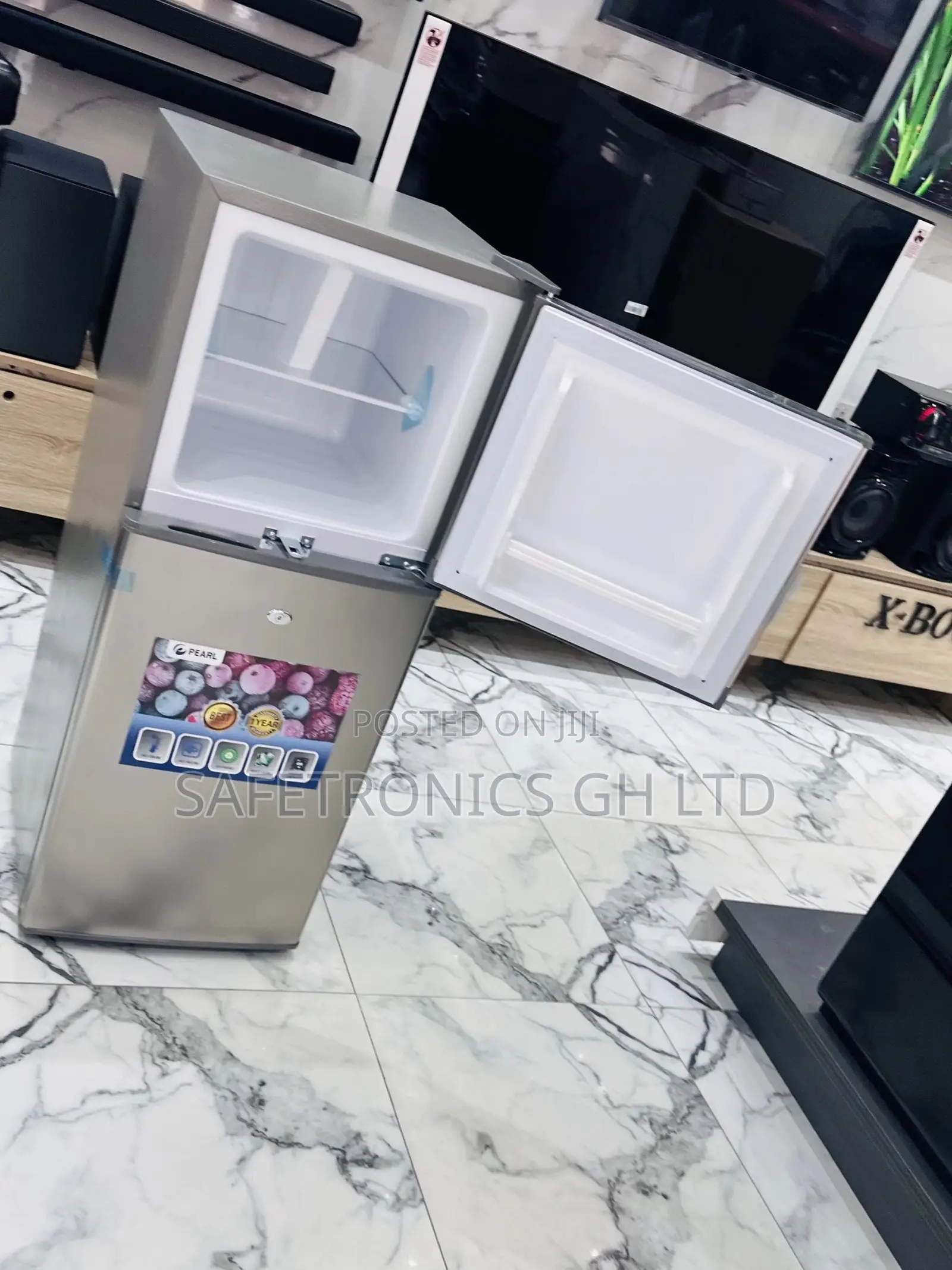 Topfreezer Doubledoor Pearl 80 Liters  Fridge