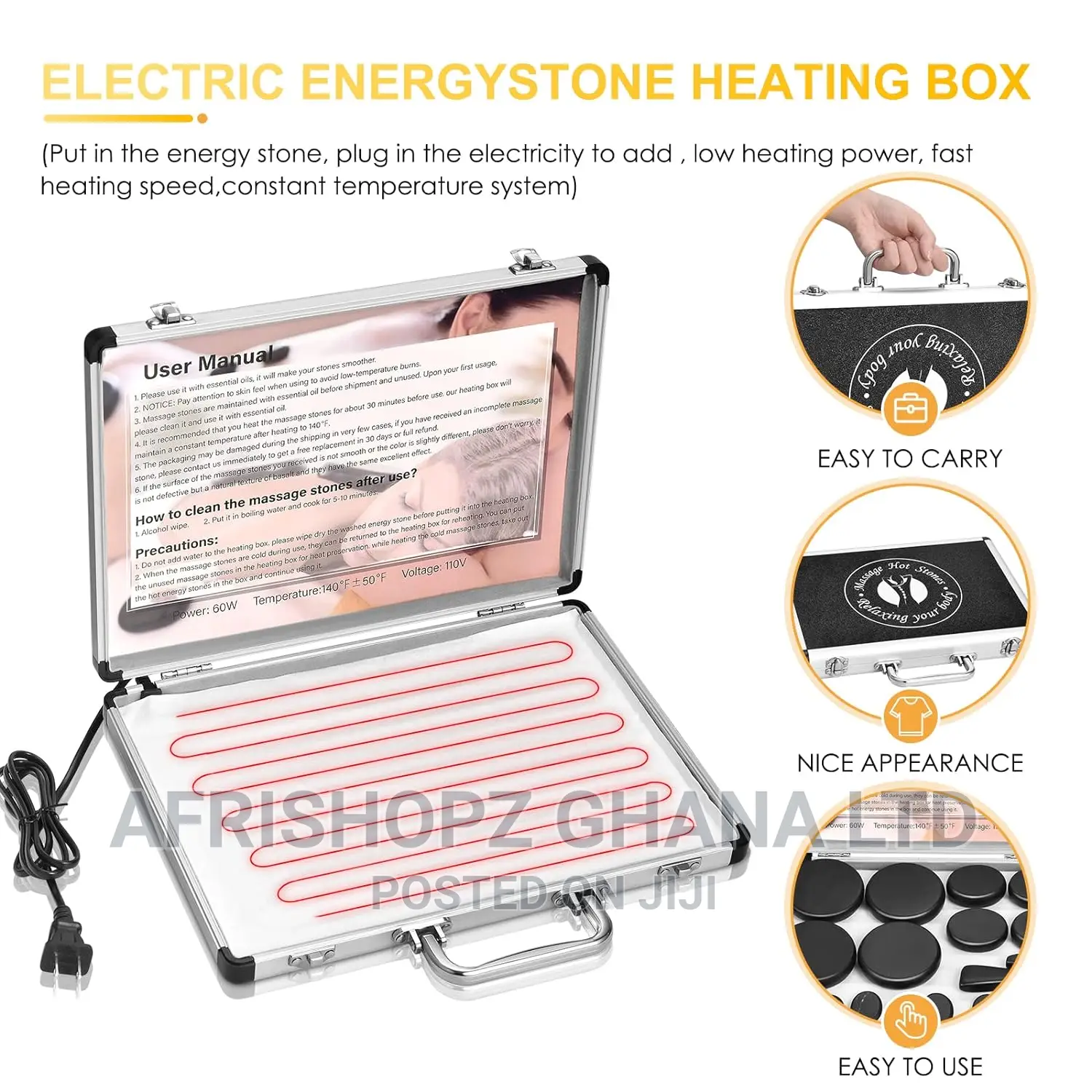 Massage Stone And Heating Kits