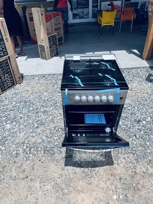 Effective Electric Gas Cooker Oven 3+1 Sliver Grill
