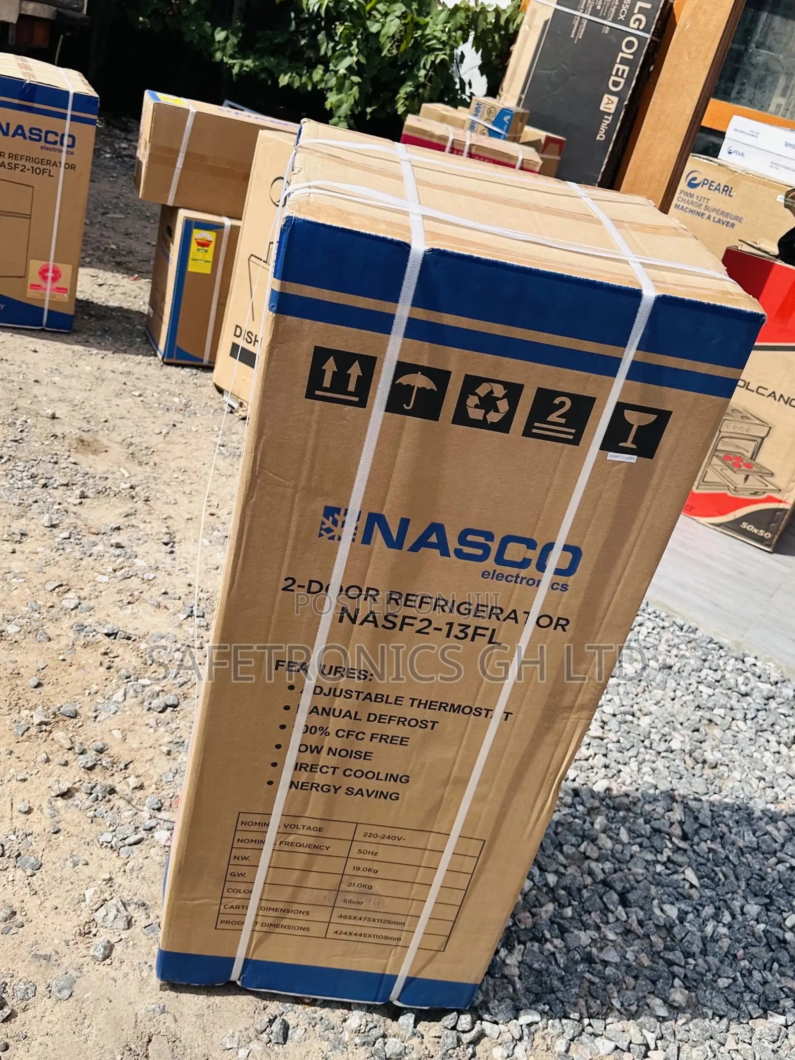 Topfreezer Doubledoor  Nascod2-13fl Nasco Fridge 