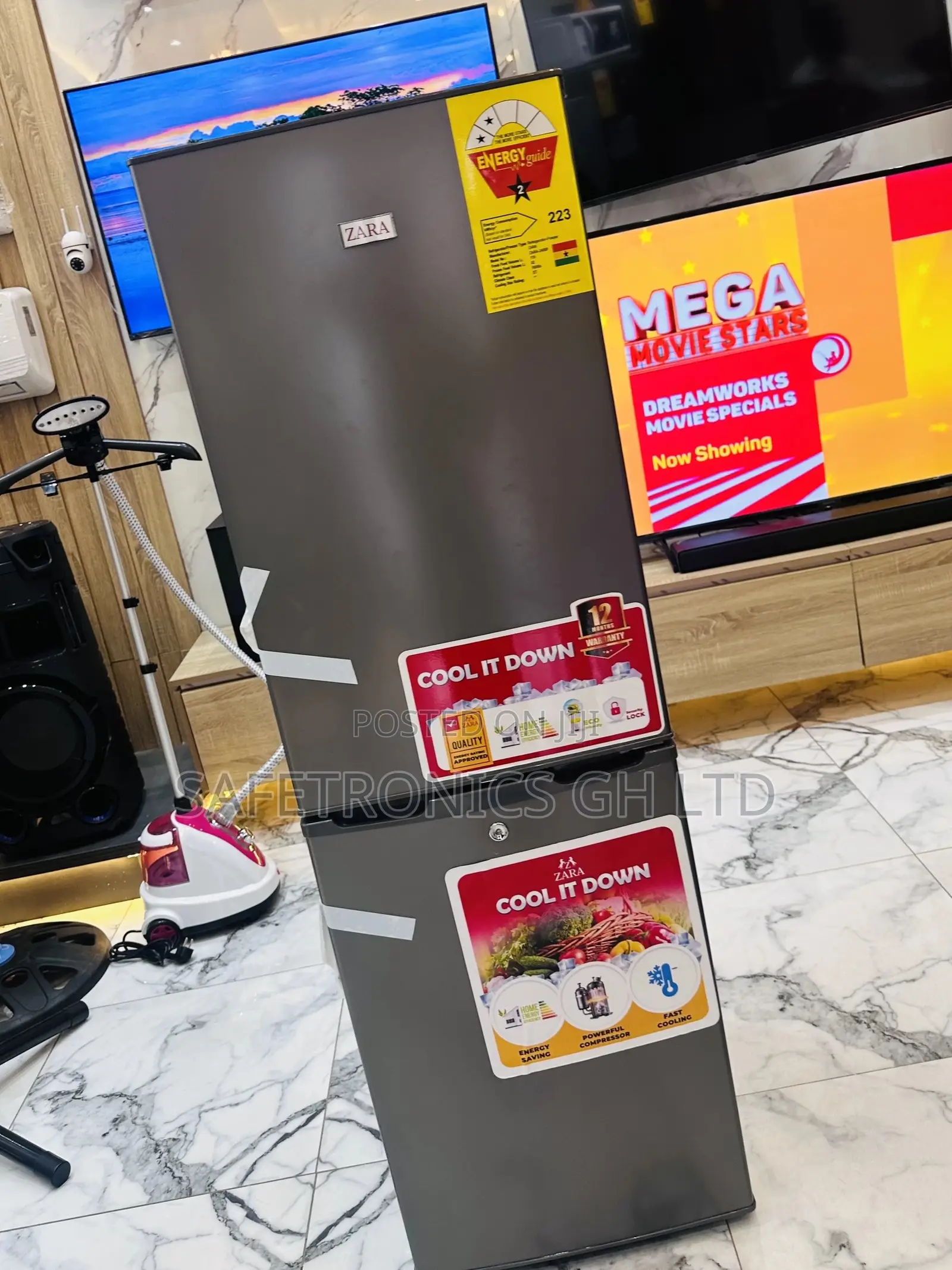 Adjustable Doubledoor Bottomfreezer Zara-180bf Zara Fridge 