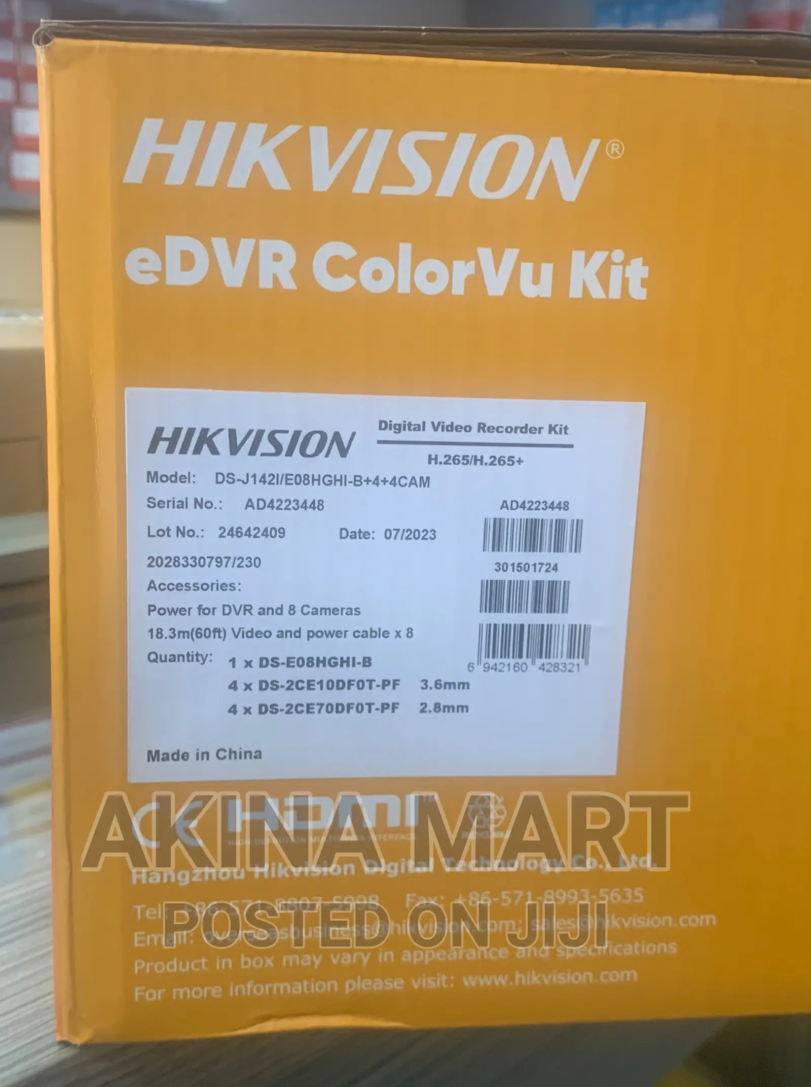 8channel Hikvision Full Color Edvr With 1TB SSD