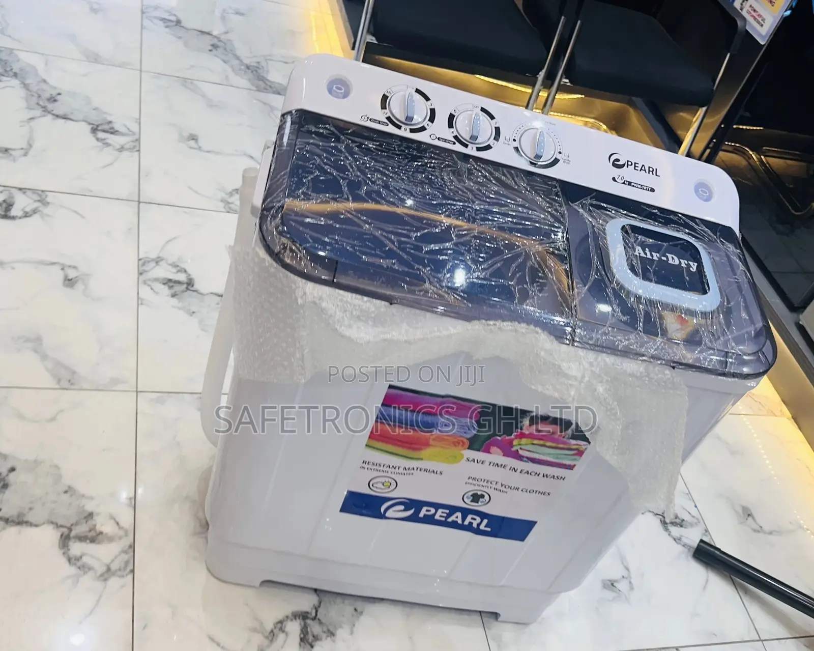 Pearl 7kg Washingmachine Topload Semiautomatic Essential 