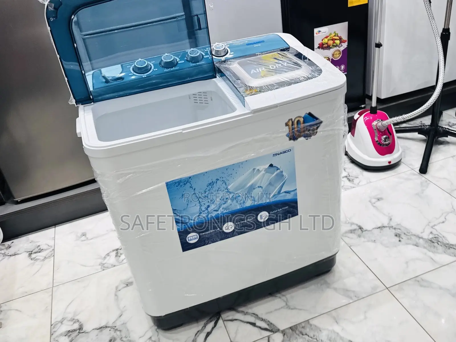 Nasco Steam Washingmachine Topload Semiautomatic 10kg 
