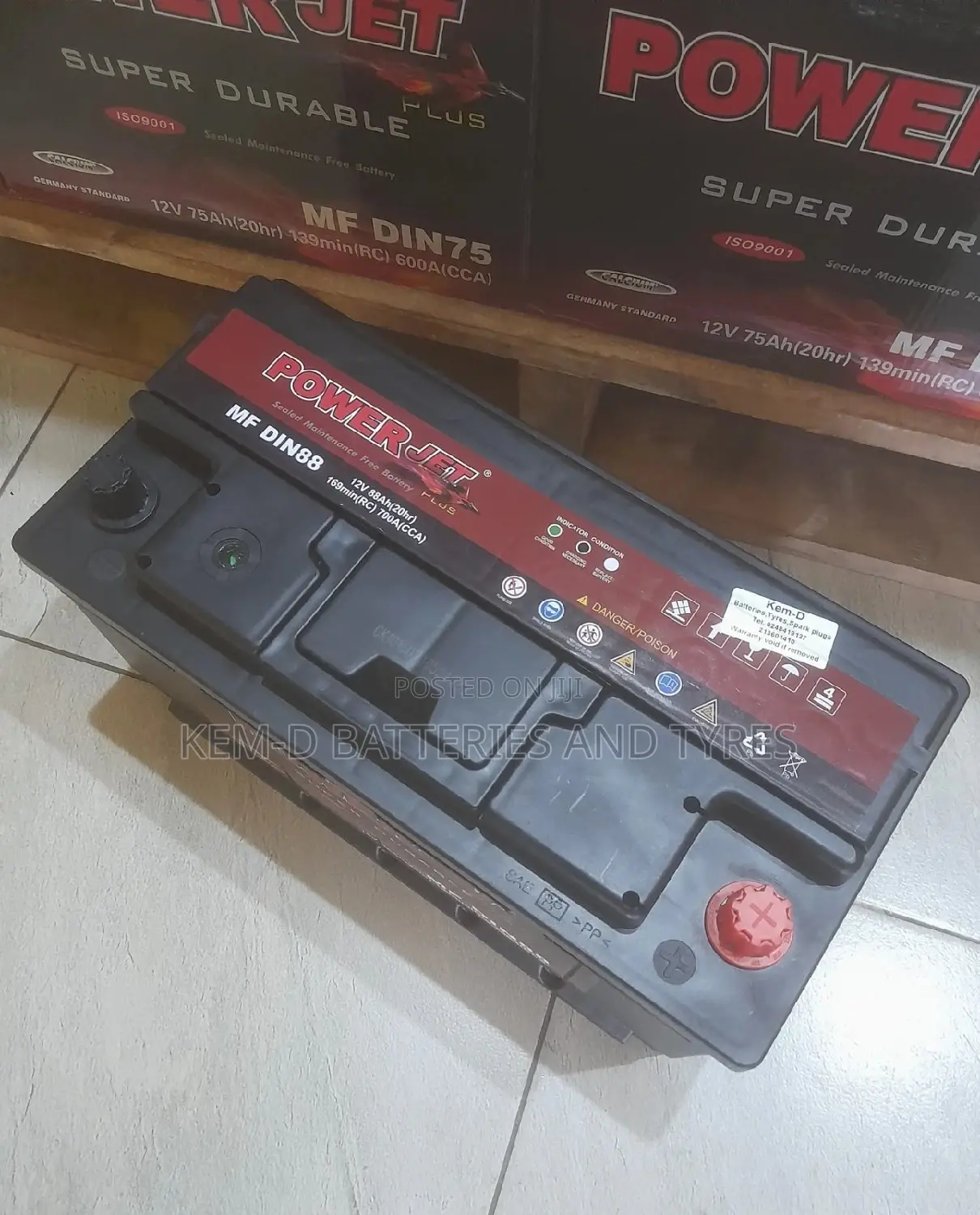 17 Plates Powerjet Battery - 88ah