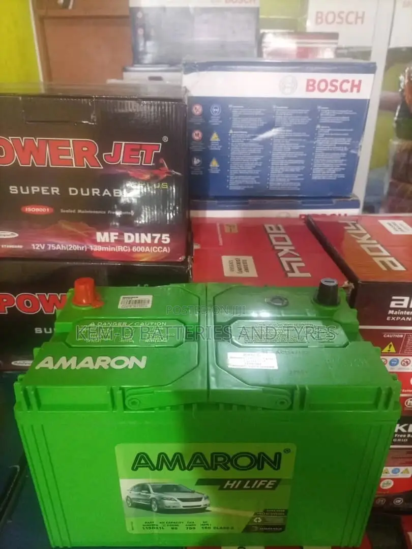 Original 17 Plates 90a Amaron 12v