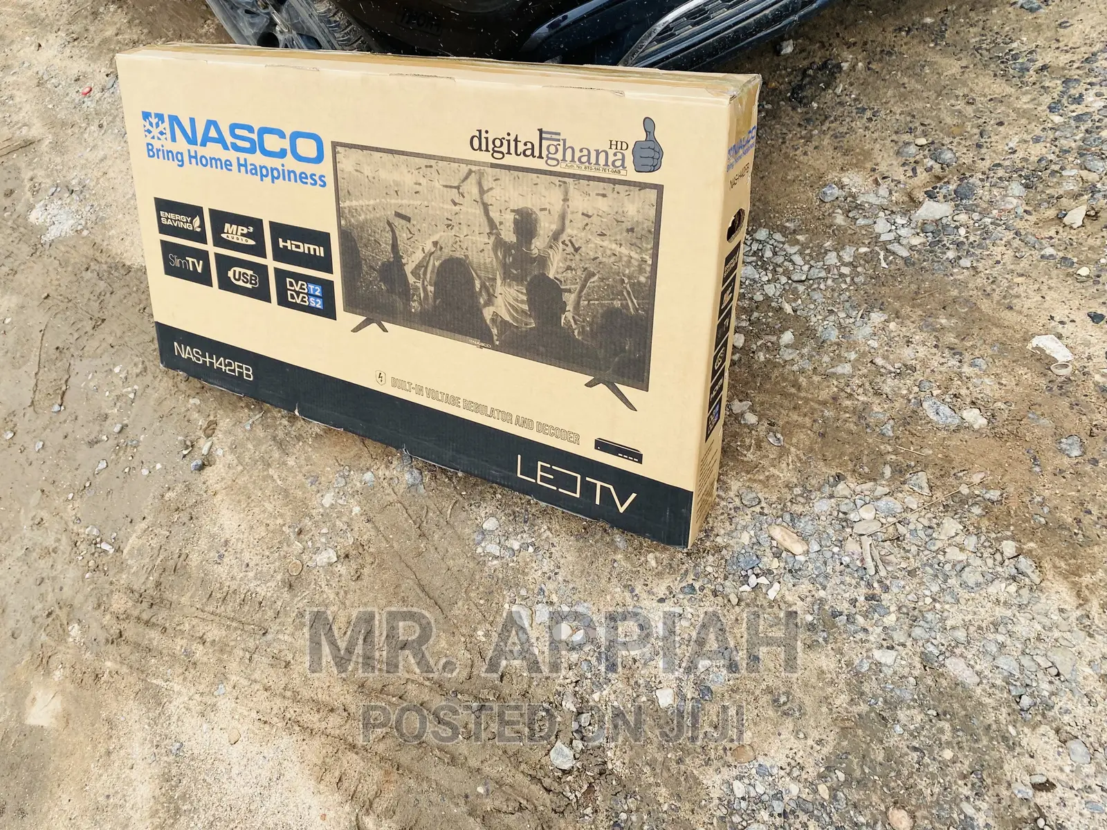 Elevate Your Entertainment With Nasco 42” Uhd LED Tv(Black)