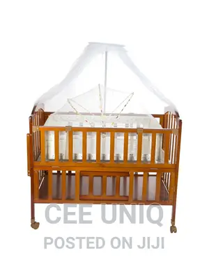 2 in 1 Baby Cot With Drawer