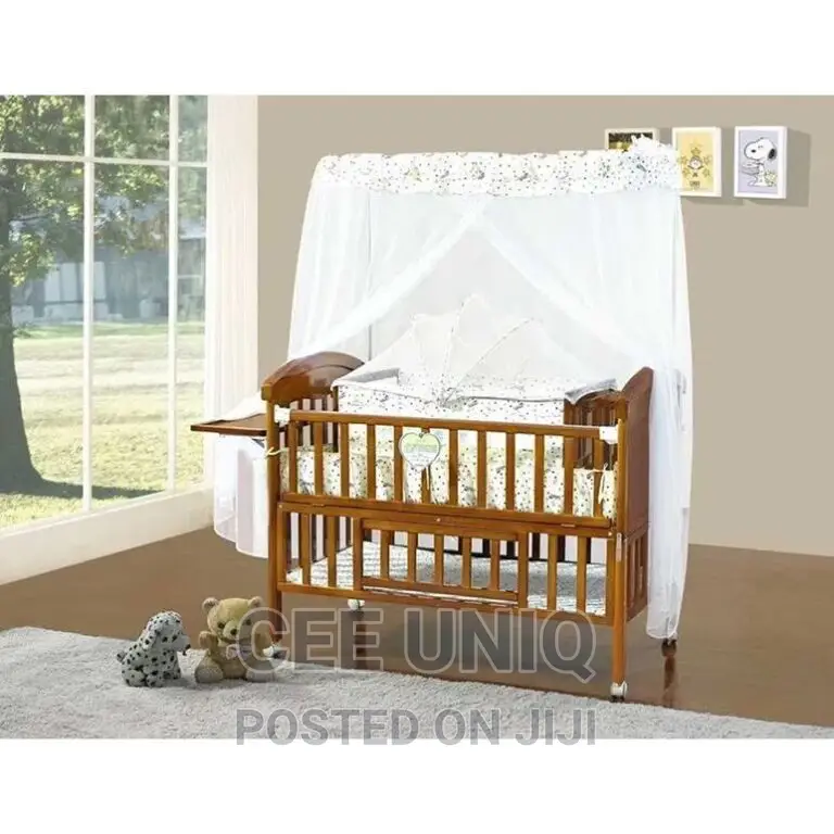 2 in 1 Baby Cot With Drawer