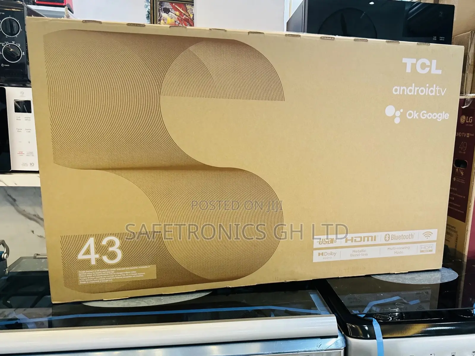 Smart LED Real TCL UHD 43 Glossy  Tv
