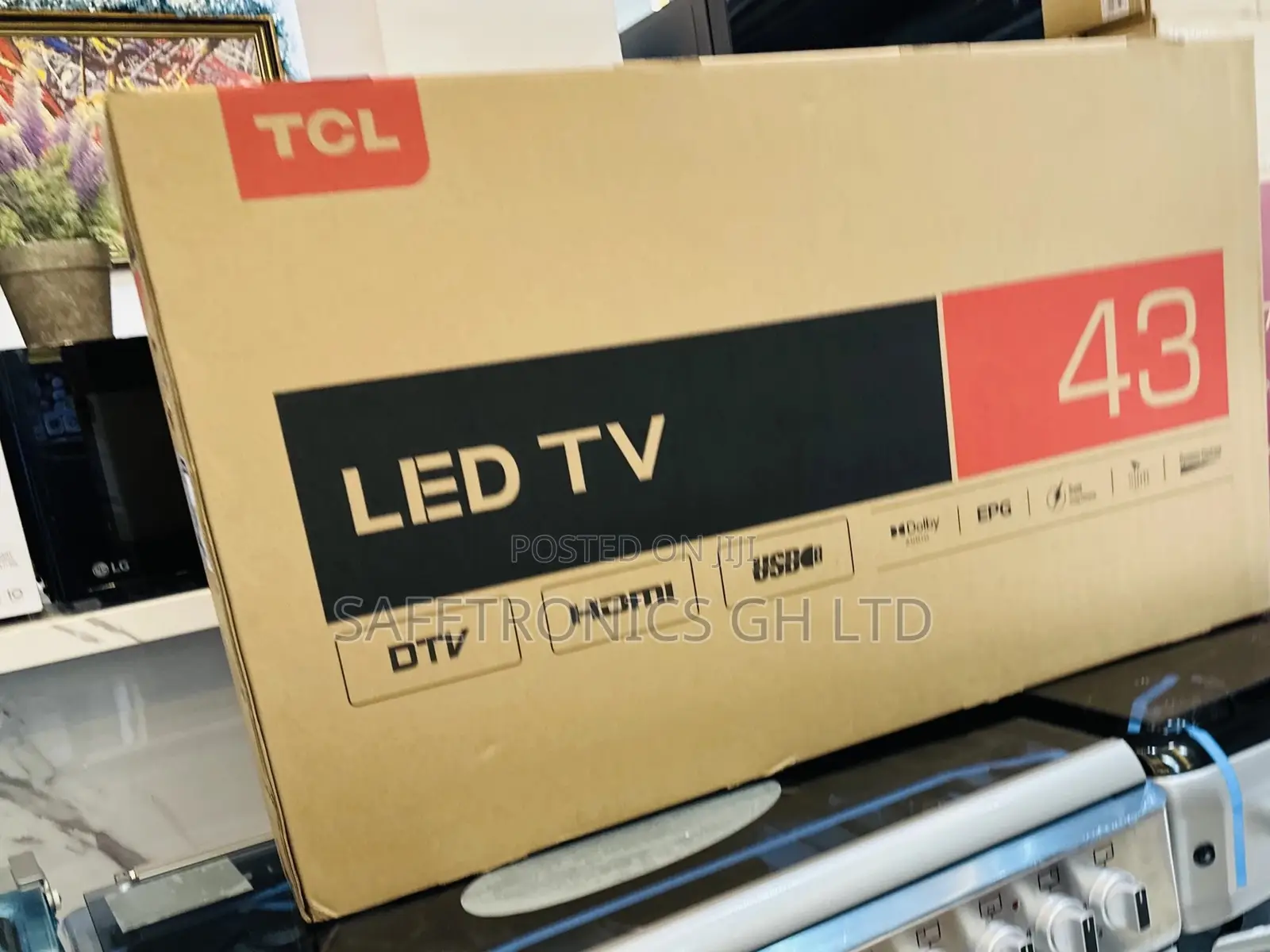 Digital Satellite TCL 43 Inches Glossy LED  Tv