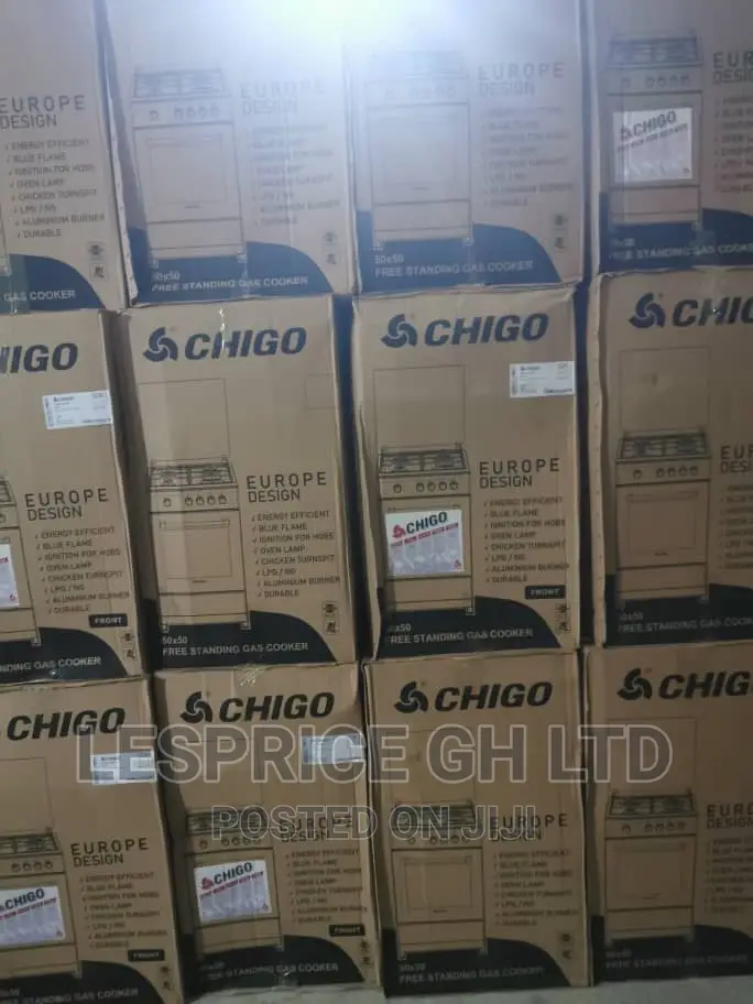 Energy Efficient ~Chigo 50x50 4br Gas Cooker