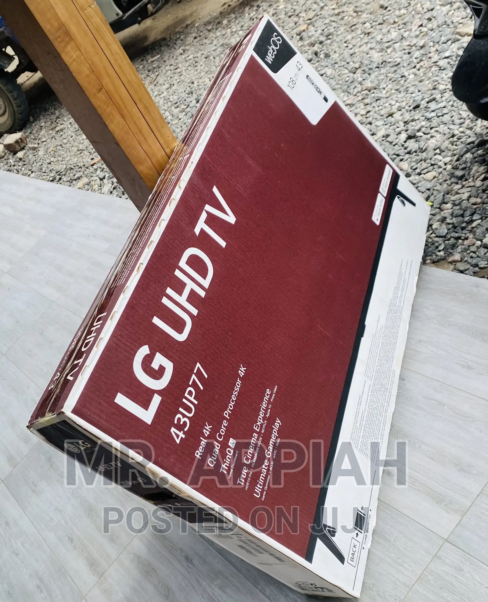 Durable LG 43UP7700 43 Inch Uhd Real LED Tv(Black) 
