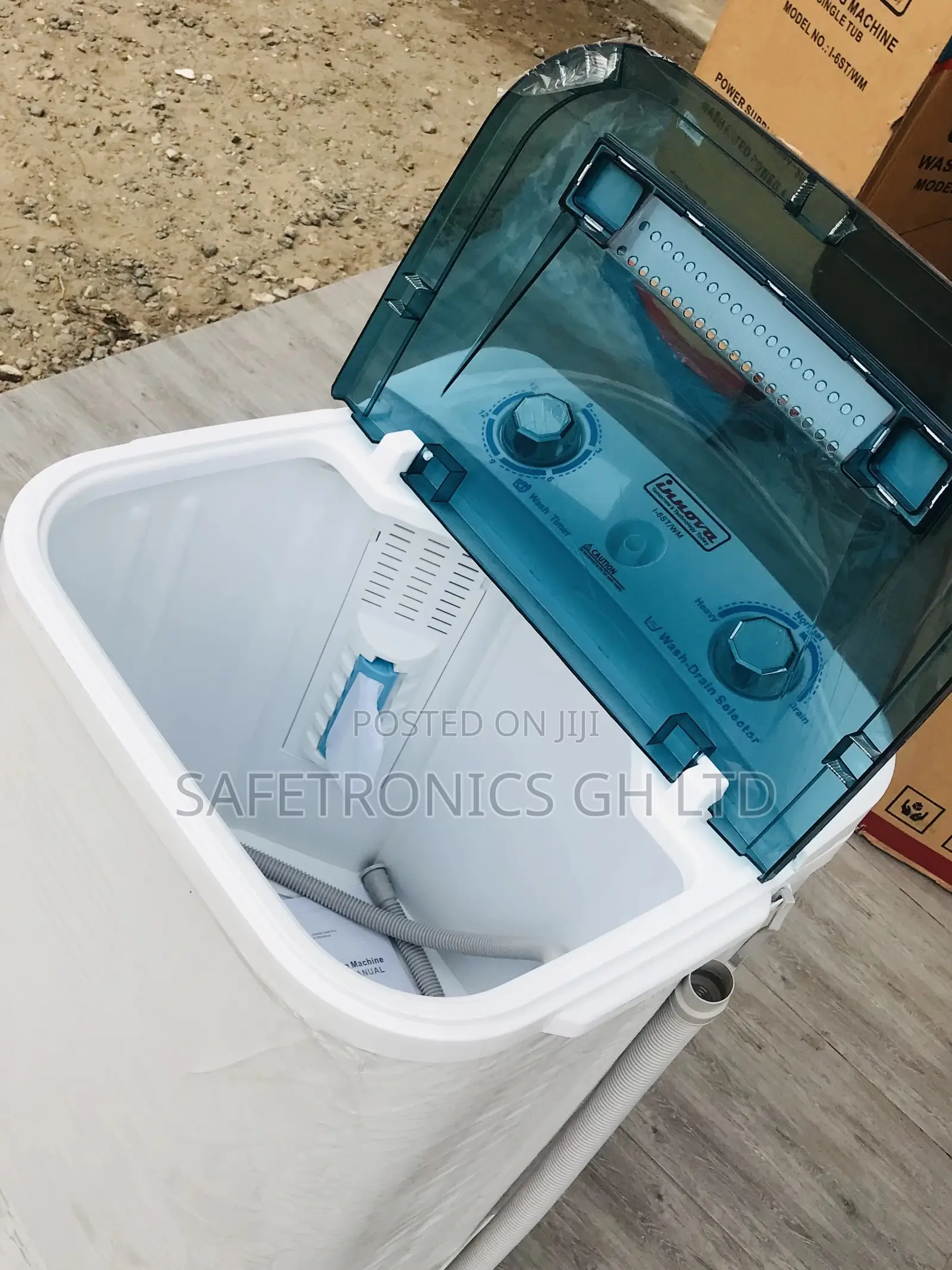 Topload White Washingmachine 6kg Innova Semiautomatic