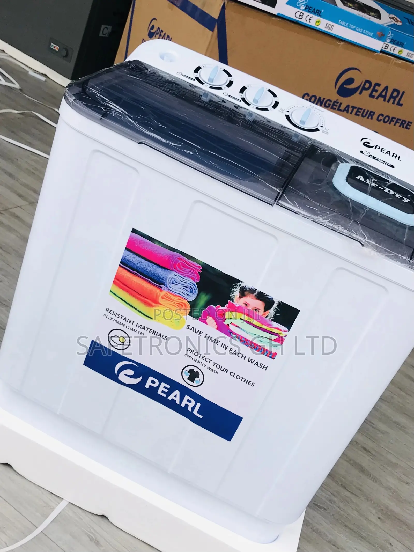 Pearl 12kg Topload Twintub Semiautomatic Fullyautomatic