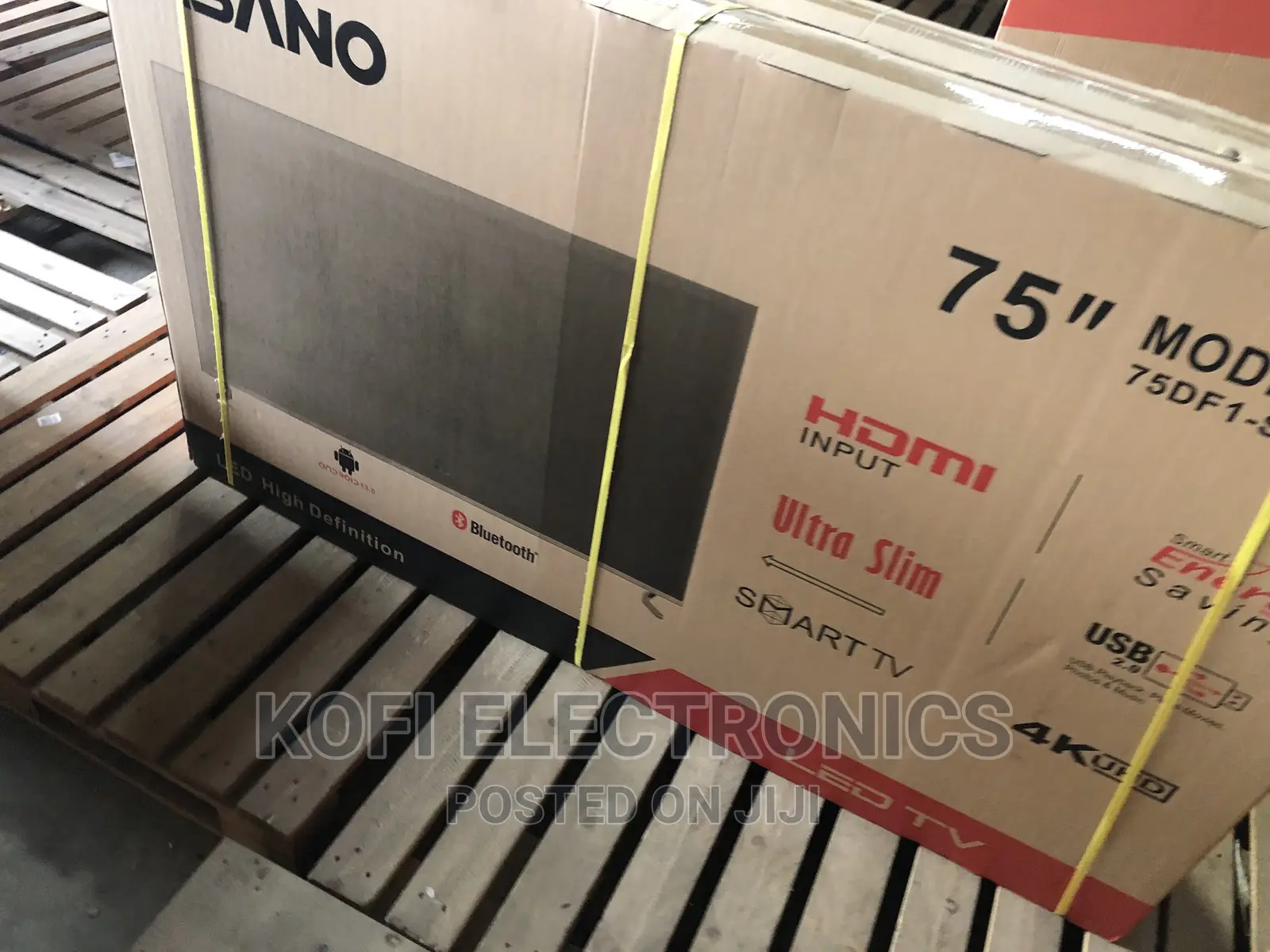Enjoy Sharp Asano Tv- Android Smart – 75′′ Black