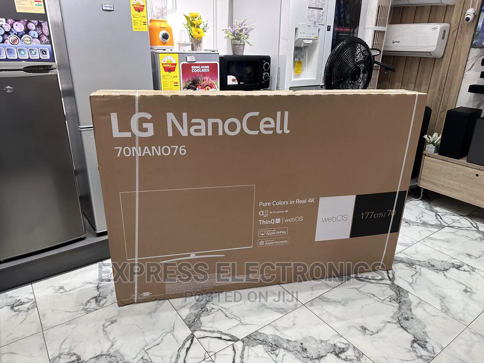 Pure Colors in Real Smart UHD Lg Nano76 70 Tv 