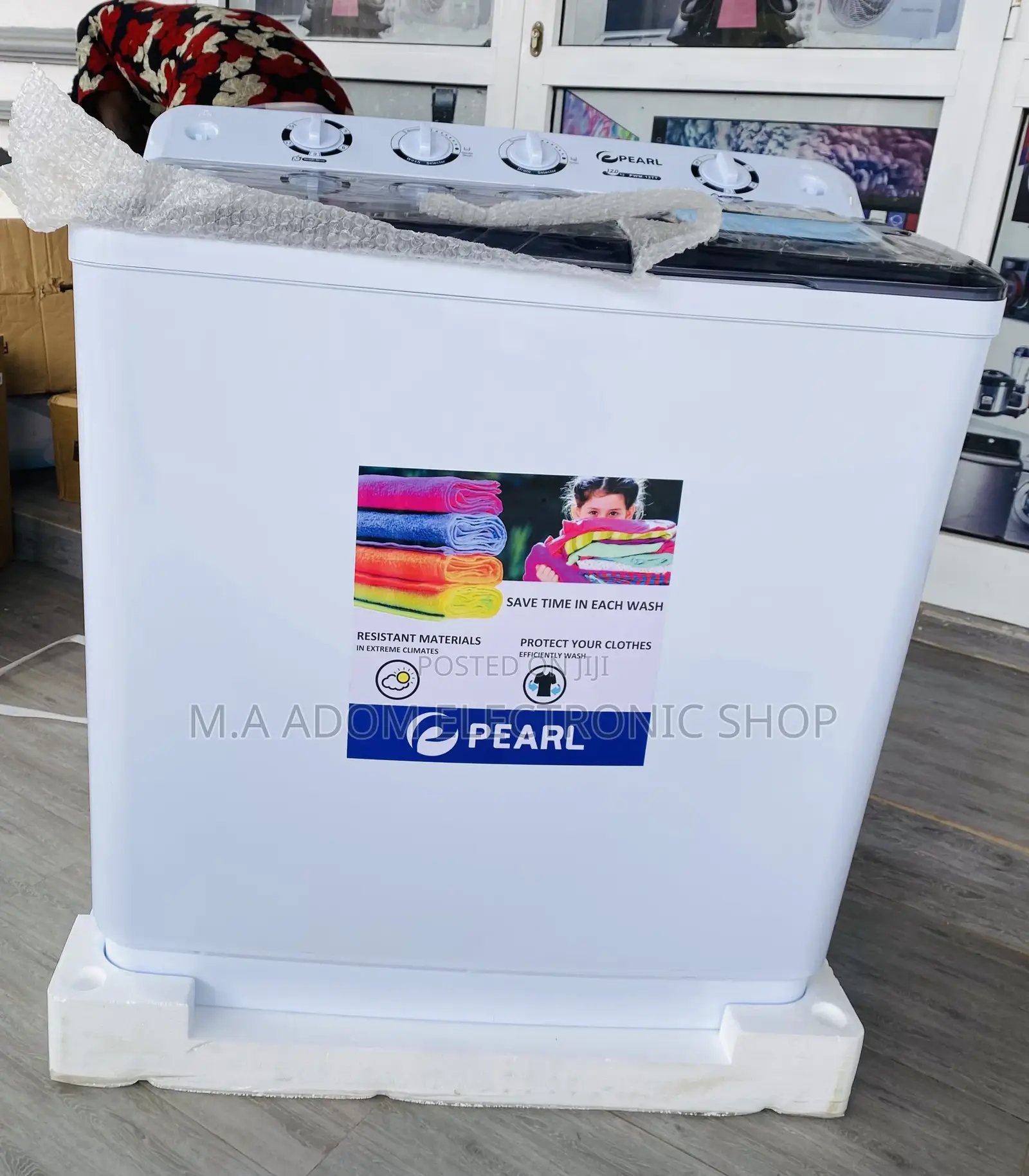 Affordable Pearl 12kg Top Load Washing Machine(White)